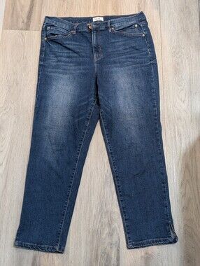 Nicole Miller New York High‑Rise Blue Denim Jeans - Women’s Size 14
